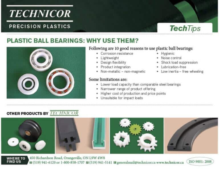 Plastic Ball Bearings – Why Use Them?